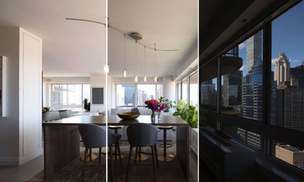 Comparison of overexposed and balanced real estate HDR photos