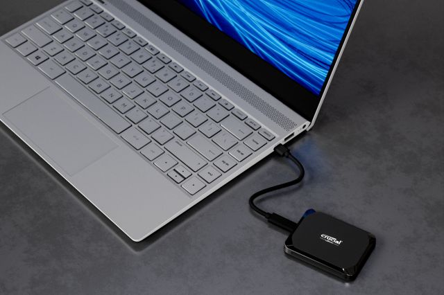 Data backup with external hard drive