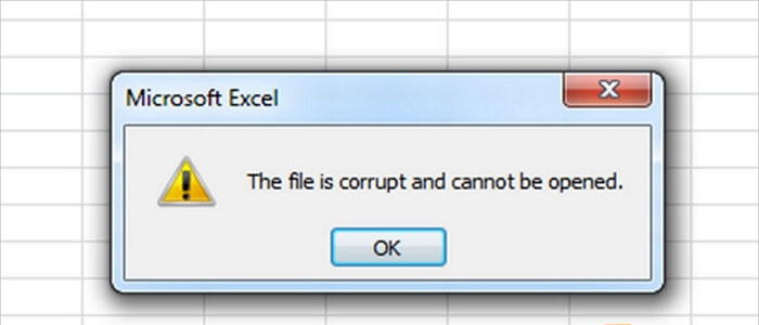 File corruption error message